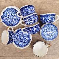 سفال دست ساز با لاستر طلا