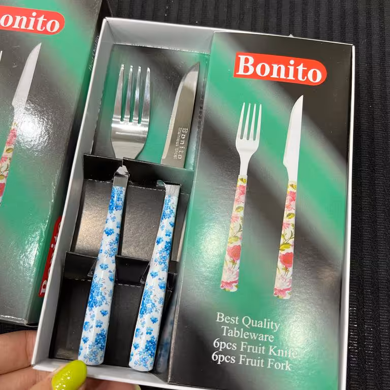 چاقو و چنگال میوه خوری مارک Bonito