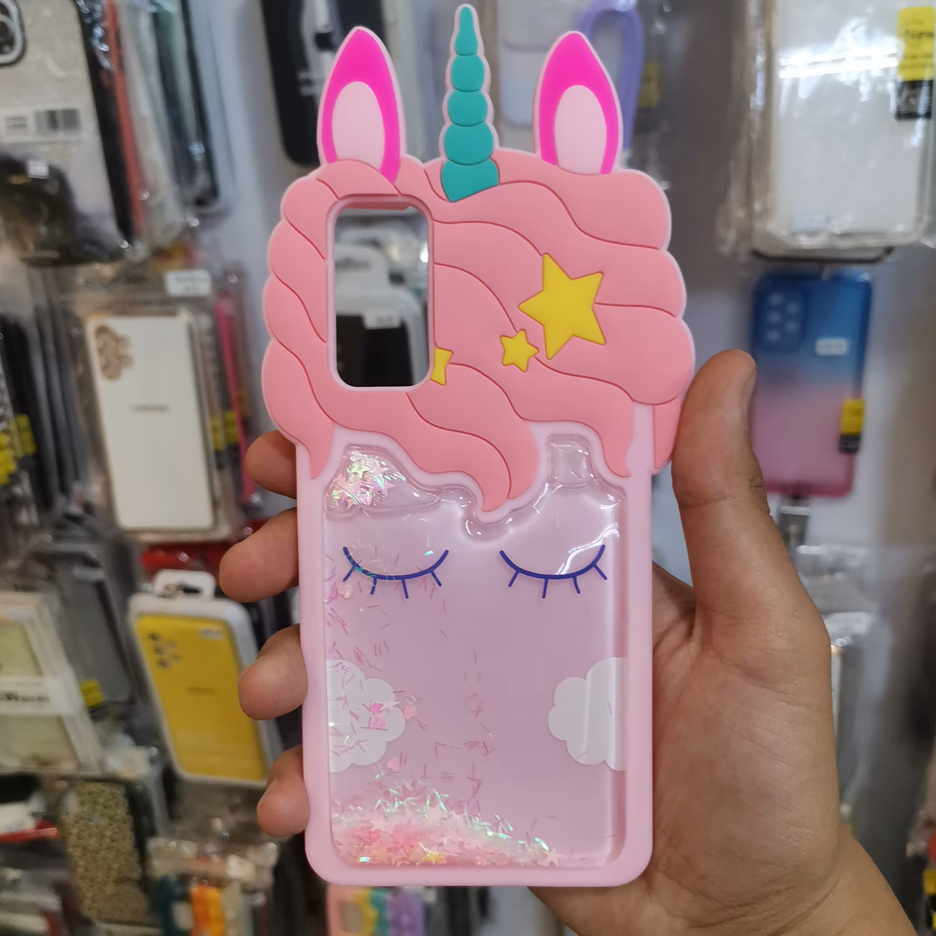 گارد یونیکورن آکواریومی مناسب برای سامسونگ S20 fe و S20fe و s20fe و s20 fe