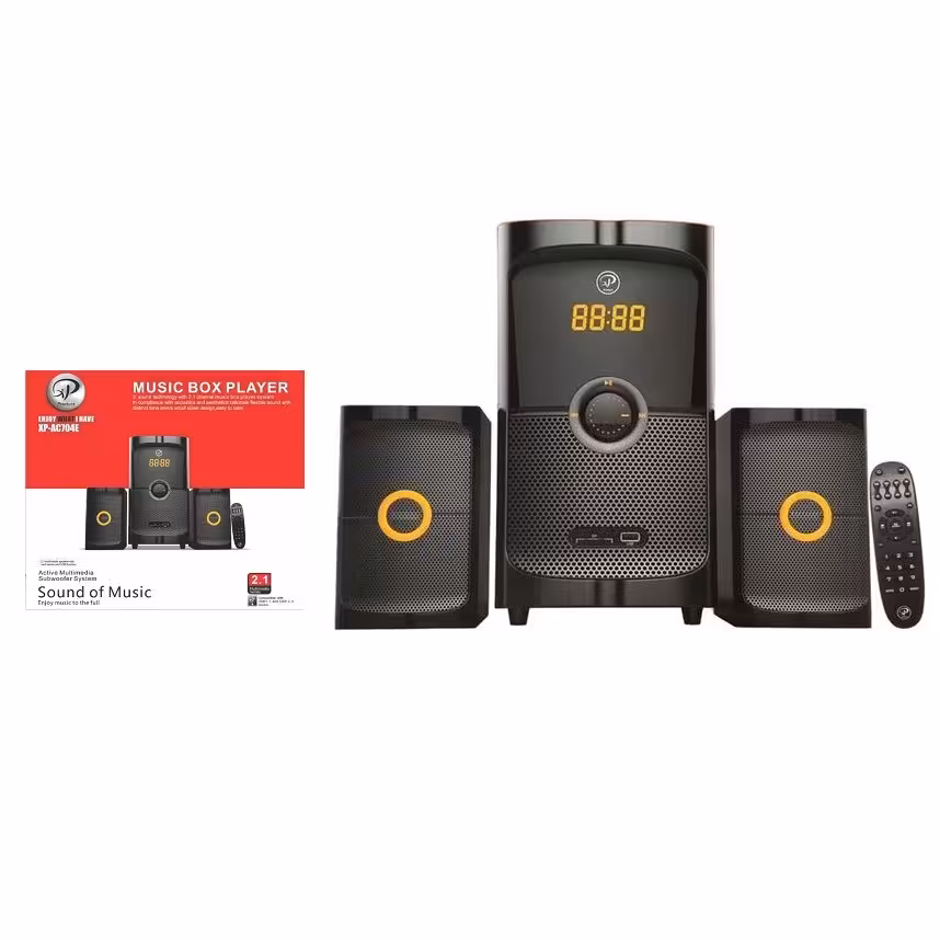 اسپیکر بلوتوثی رم و فلش خور XP XP-AC704E + ریموت کنترل

