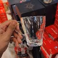 لیوان بلوری ساخت فرانسه شرکت لومینارک مدل محک (شلغمی) بسته شش عددی