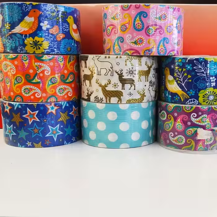 چسب پهن طرح دار