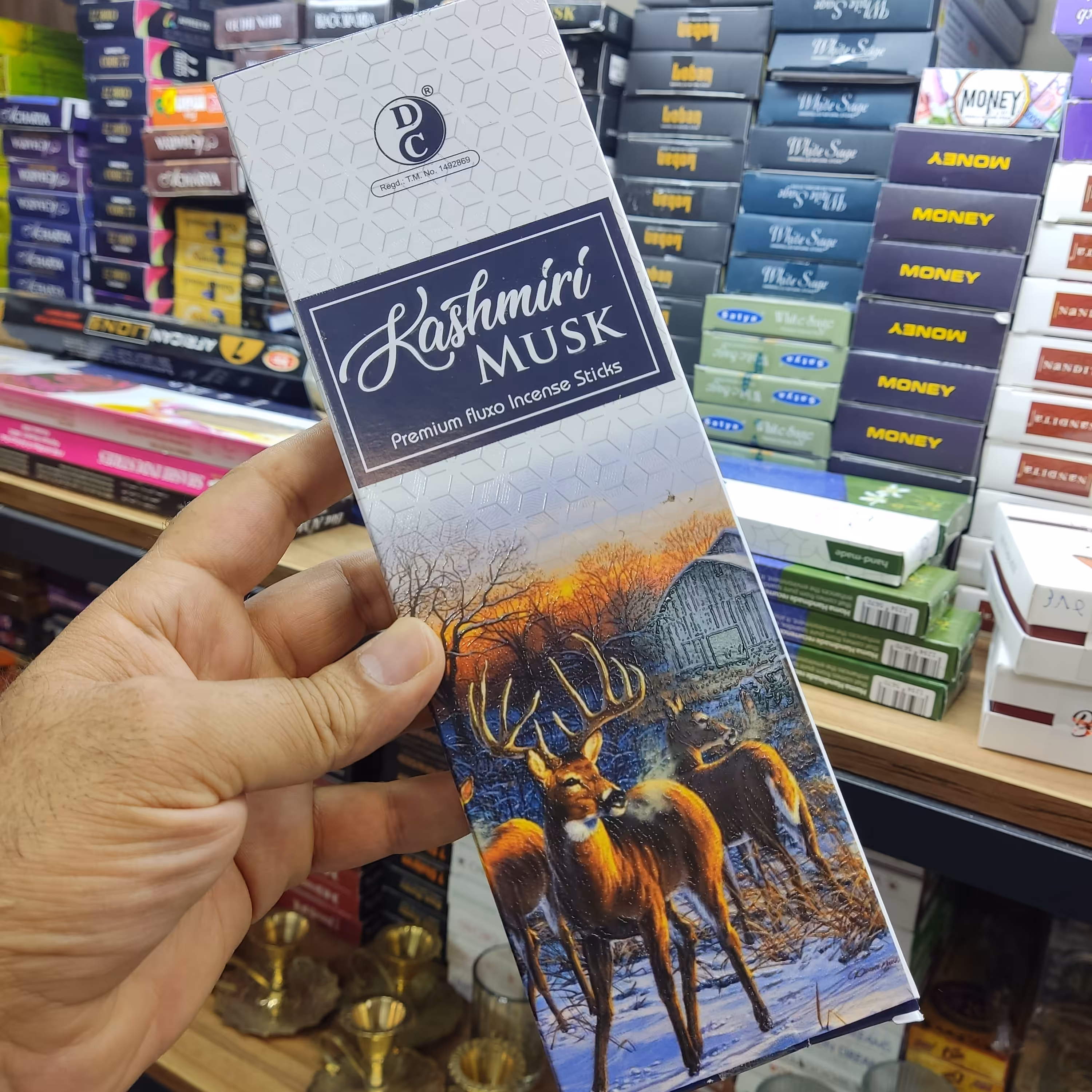 عود مشک کشمیری برند DC اصلی