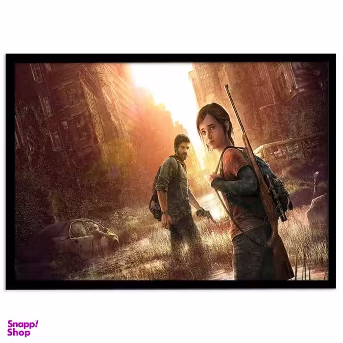 تابلو نوری بکلیت طرح بازی گیم نت The Last Of Us مدل چراغدار B-s1441