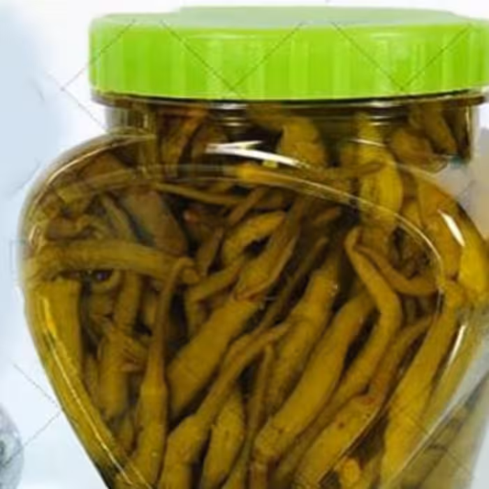 ترشی فلفل شیرین و تند نیم کیلویی 