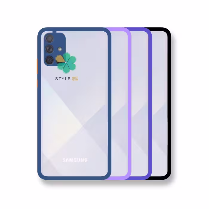 قاب پشت شفاف گوشی سامسونگ Galaxy M51 مدل دور سیلیکونی