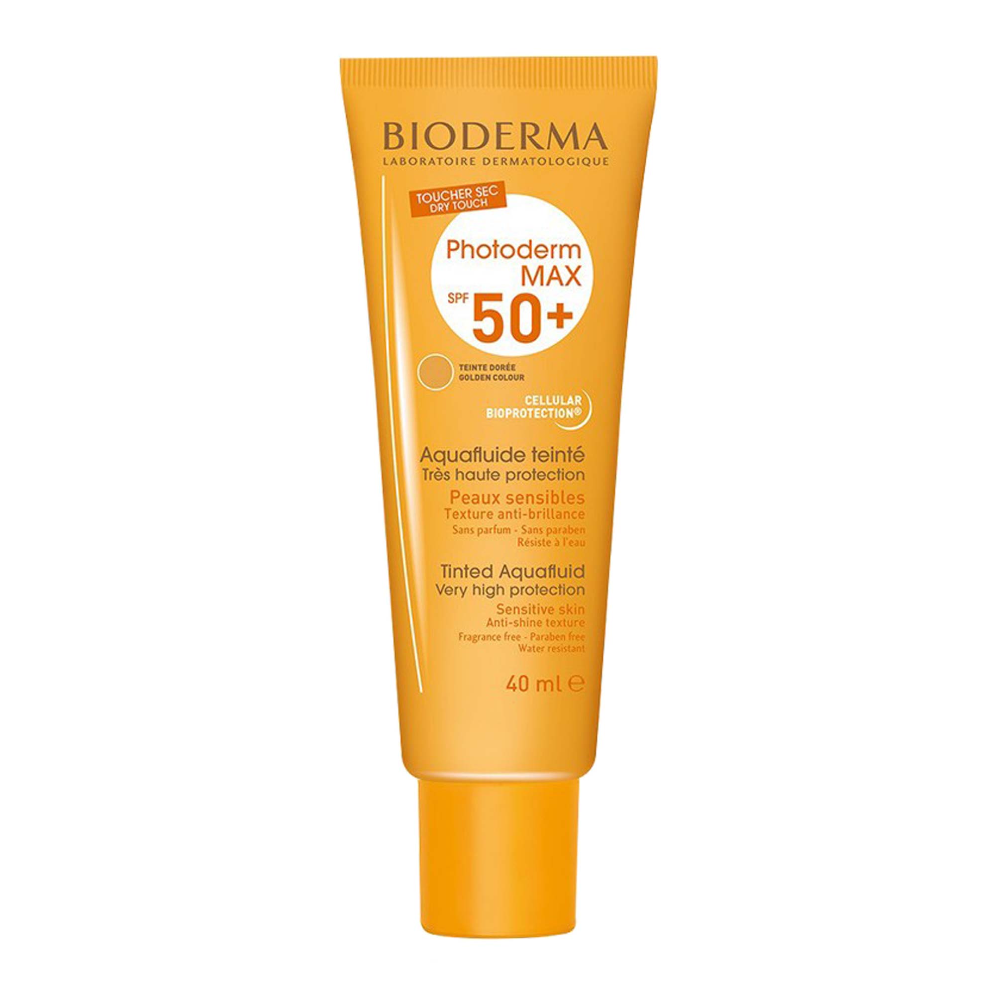 کرم ضد آفتاب بژ روشن فتودرم آکوافلوئید SPF50 بیودرما 40 میلی لیتر