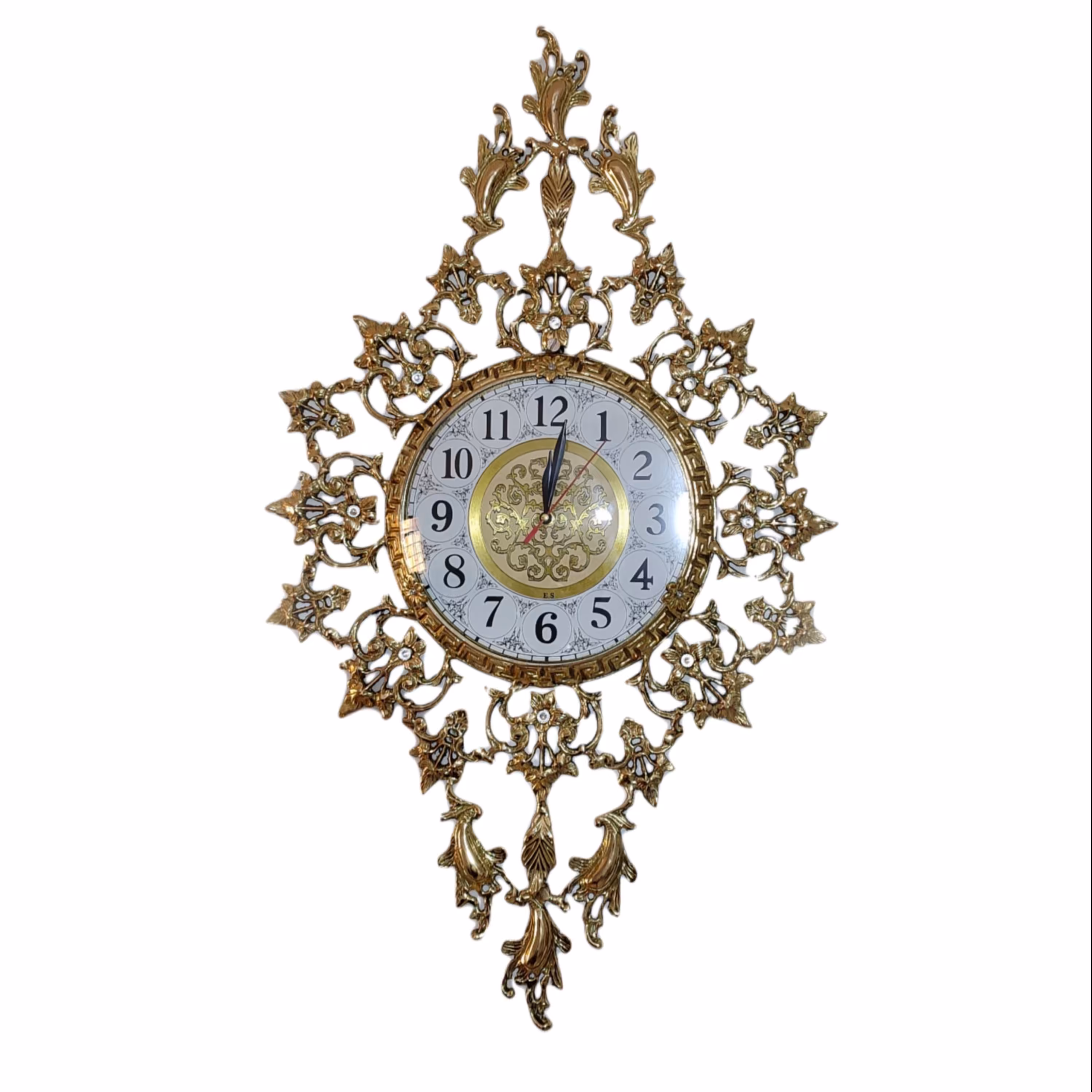 ساعت برنجی مدل الماس 2