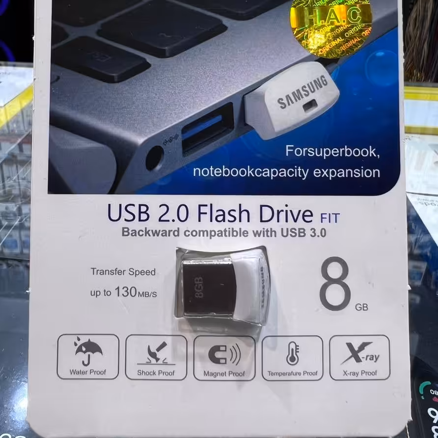 فلش مموری8 سرعت بالا و گارانتی مادامالعمر
فلش مموری سامسونگ مدل Fit MUF8BB ظ
