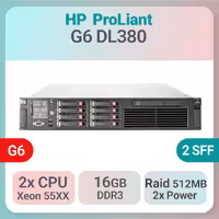 سرور استوک HP ProLiant DL380 G6 کانفیگ A