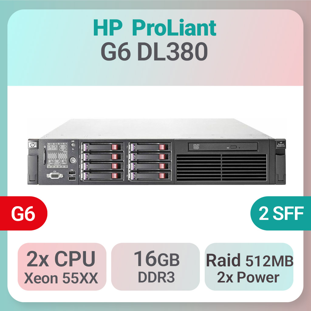 سرور استوک HP ProLiant DL380 G6 کانفیگ A