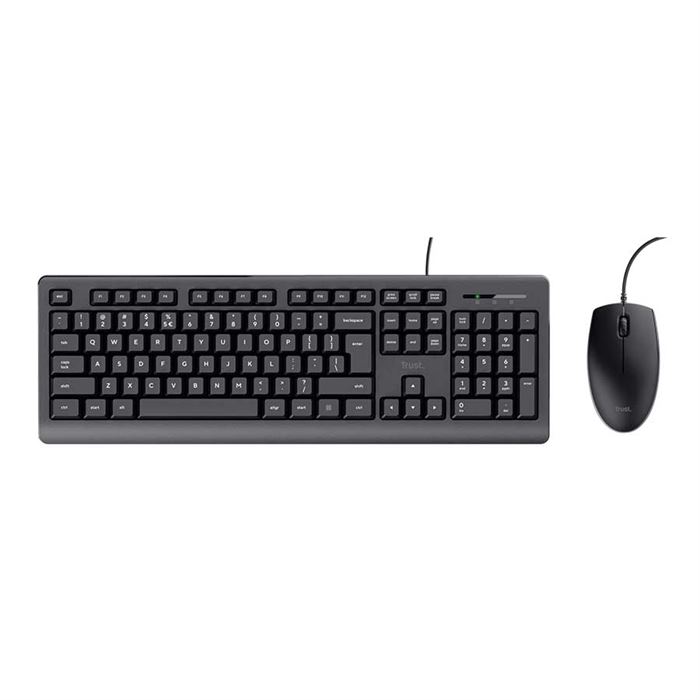 کيبورد و ماوس باسیم تراست مدل TKM-250