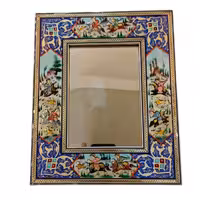 آینه نقاشی مینیاتور اسب و شکار 23در 28