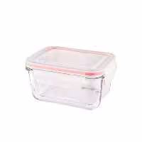 ظرف شیشه ای مستطیل 850 میلی لیتر لیمون