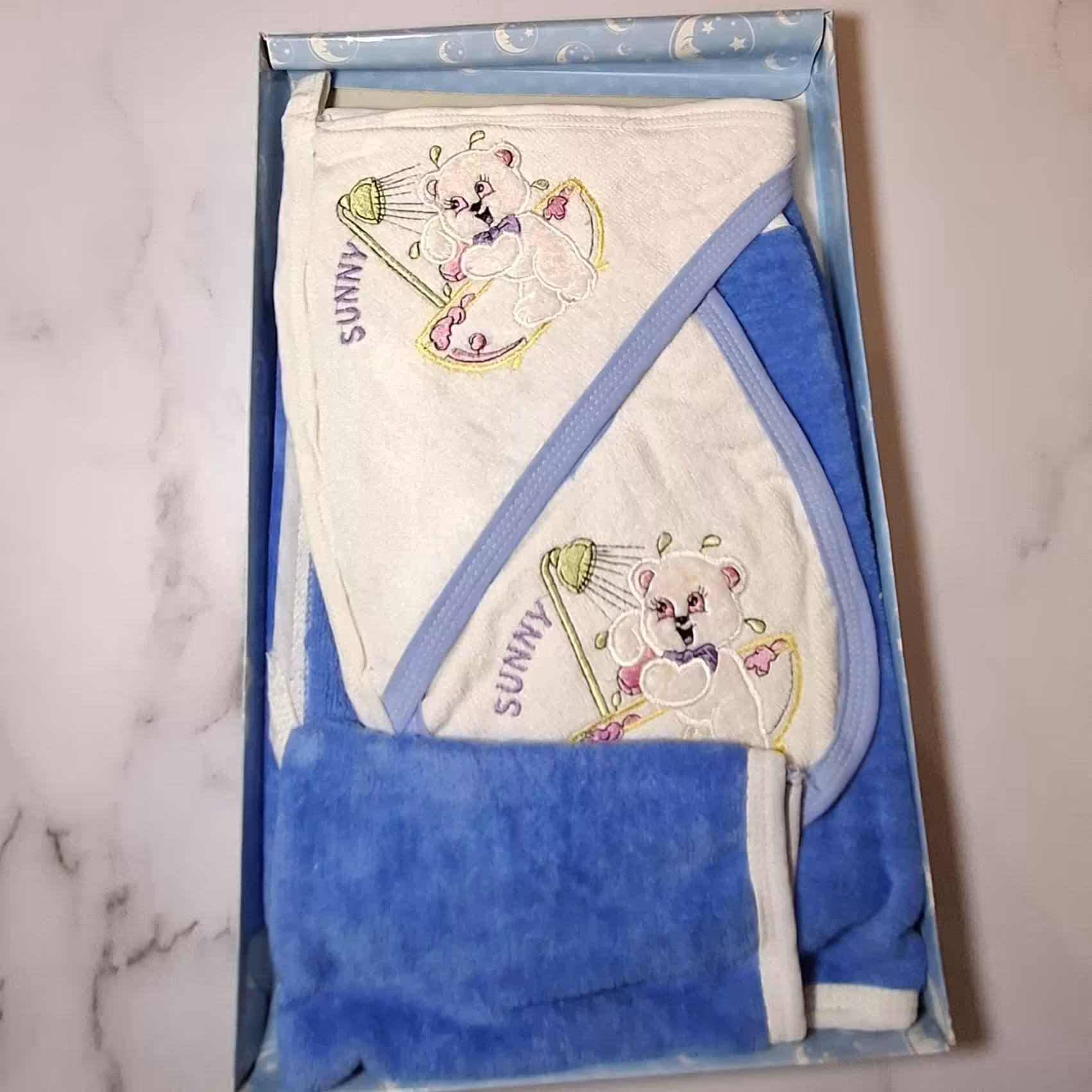 حوله 4 تیکه نوزاد chicco sunny طرح شماره 1