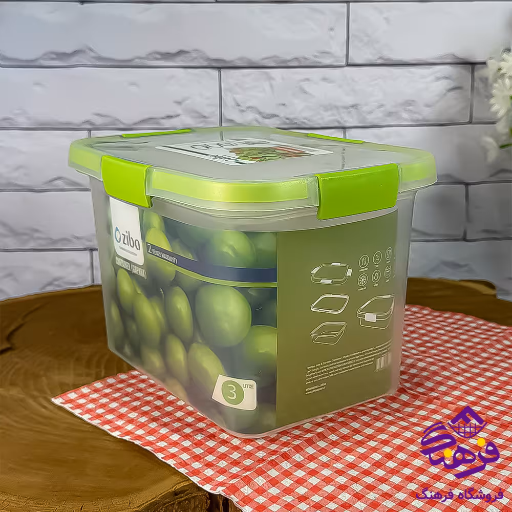 فريزري زيبا مستطيل 3ليتر گاپانا