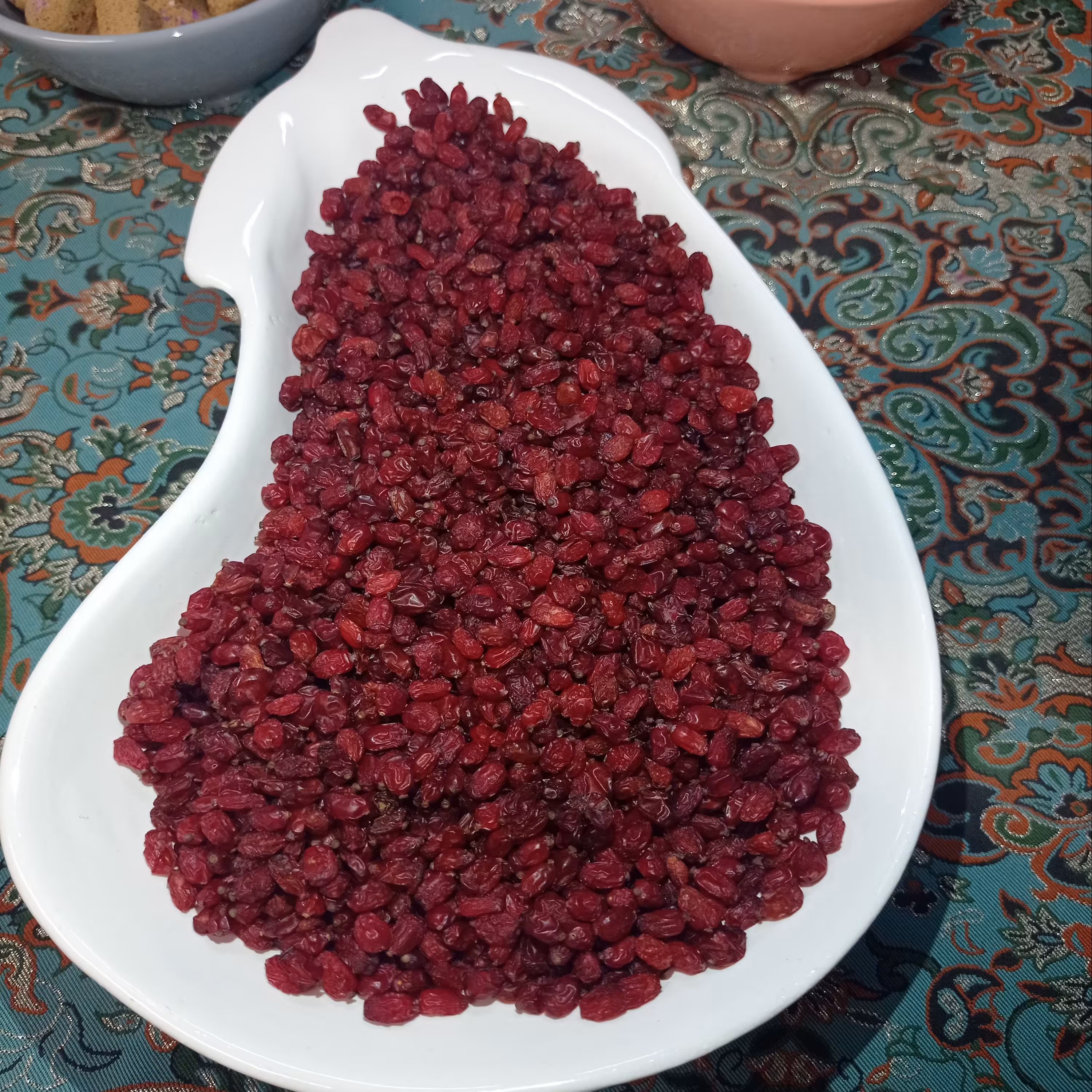 زرشک پفکی بدون روغن 