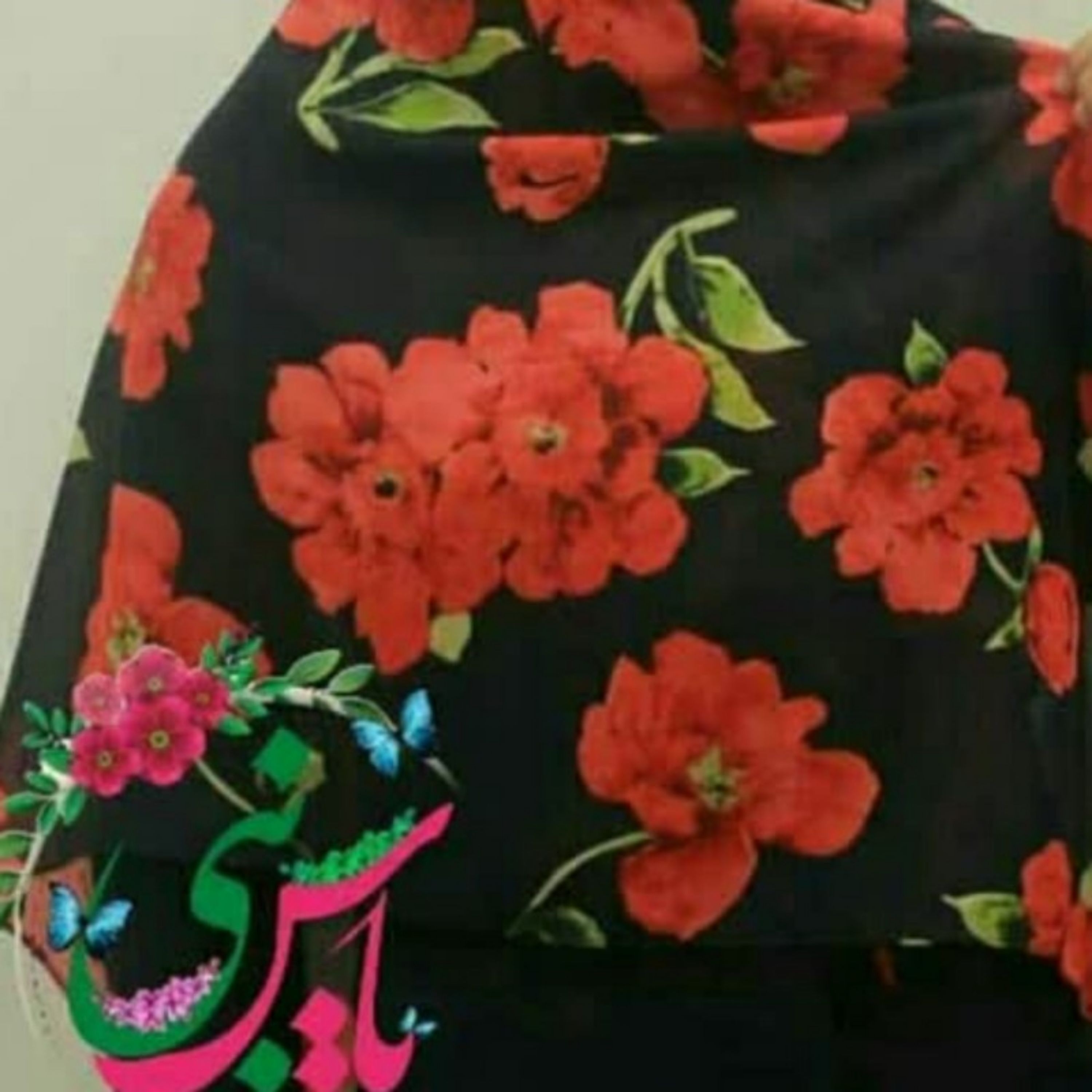 روسری حریر ژرژت اعلاء کد 19