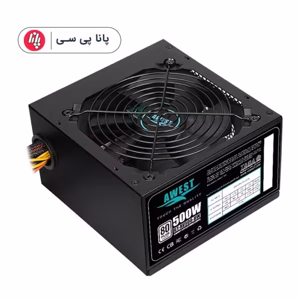 منبع تغذیه اوست مدل Awest GT-AV500-BW