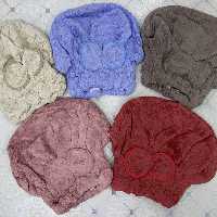 کلاه حمام پولیشی ضخیم بدون پرز دهی 