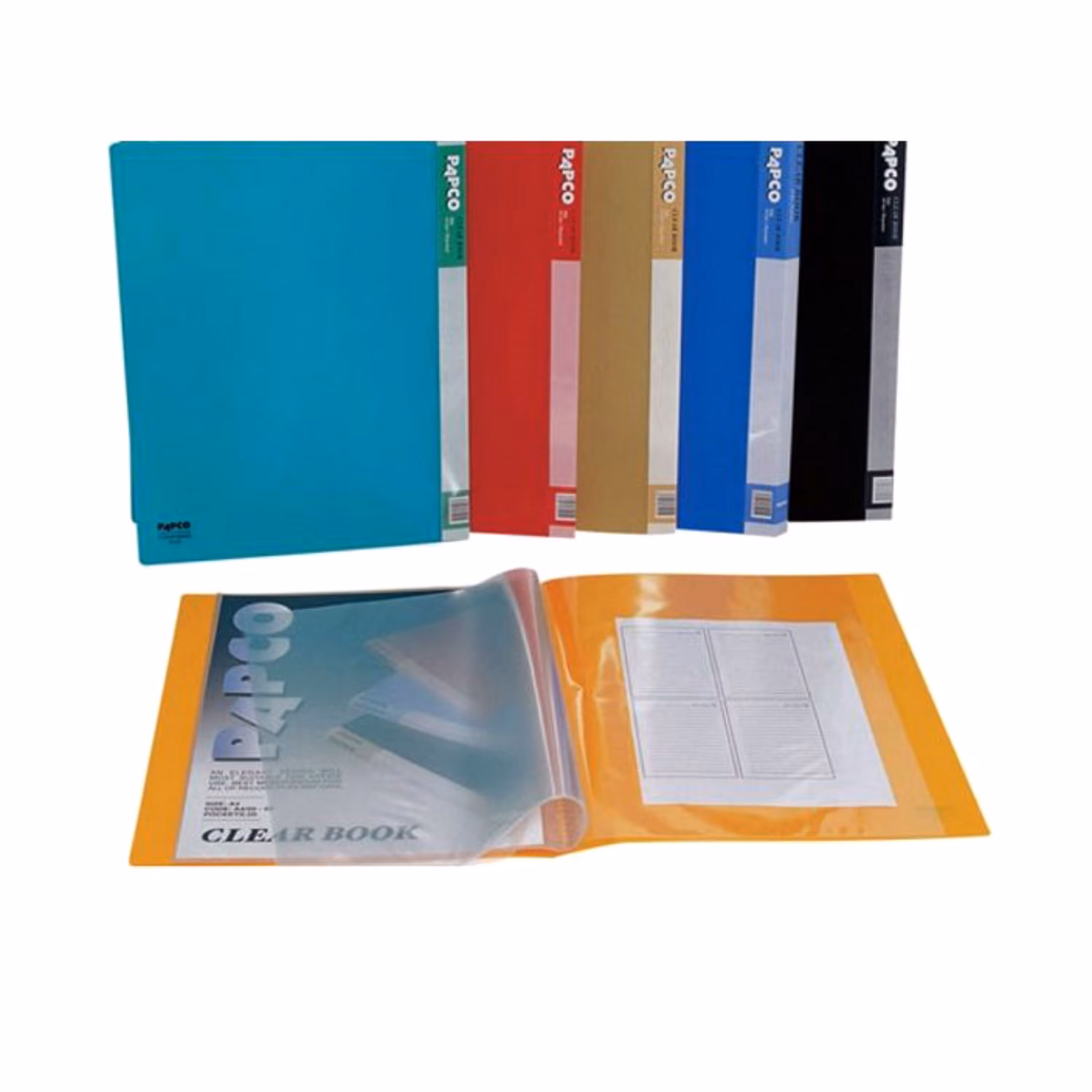 کلیربوک 60 برگ بدون قاب  پاپکو