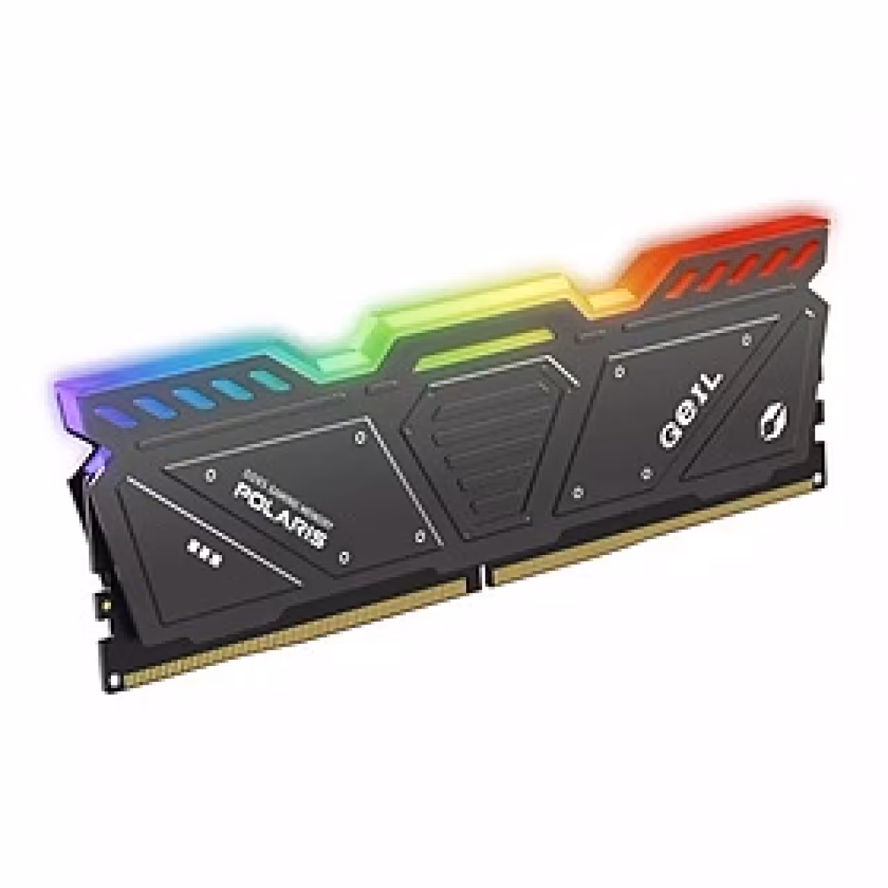 رم کامپیوتر گیل دوکاناله مدل RGB Black 5600MHz CL34 DDR5 ظرفیت 32 گیگابایت