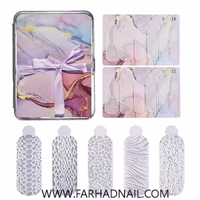 شابلون سیلیکونی قالب ناخن