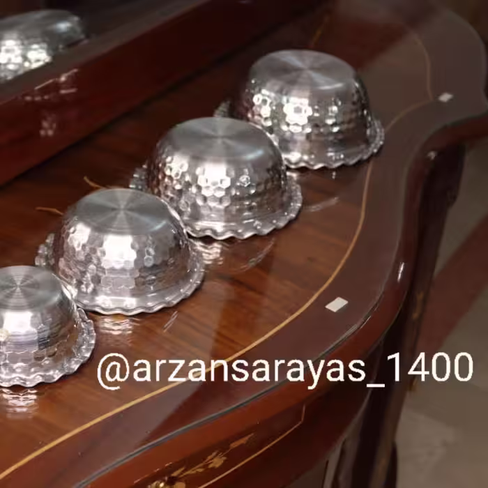 کاسه دالبری روحی چکشی آبگوشت بزرگ قطر18 