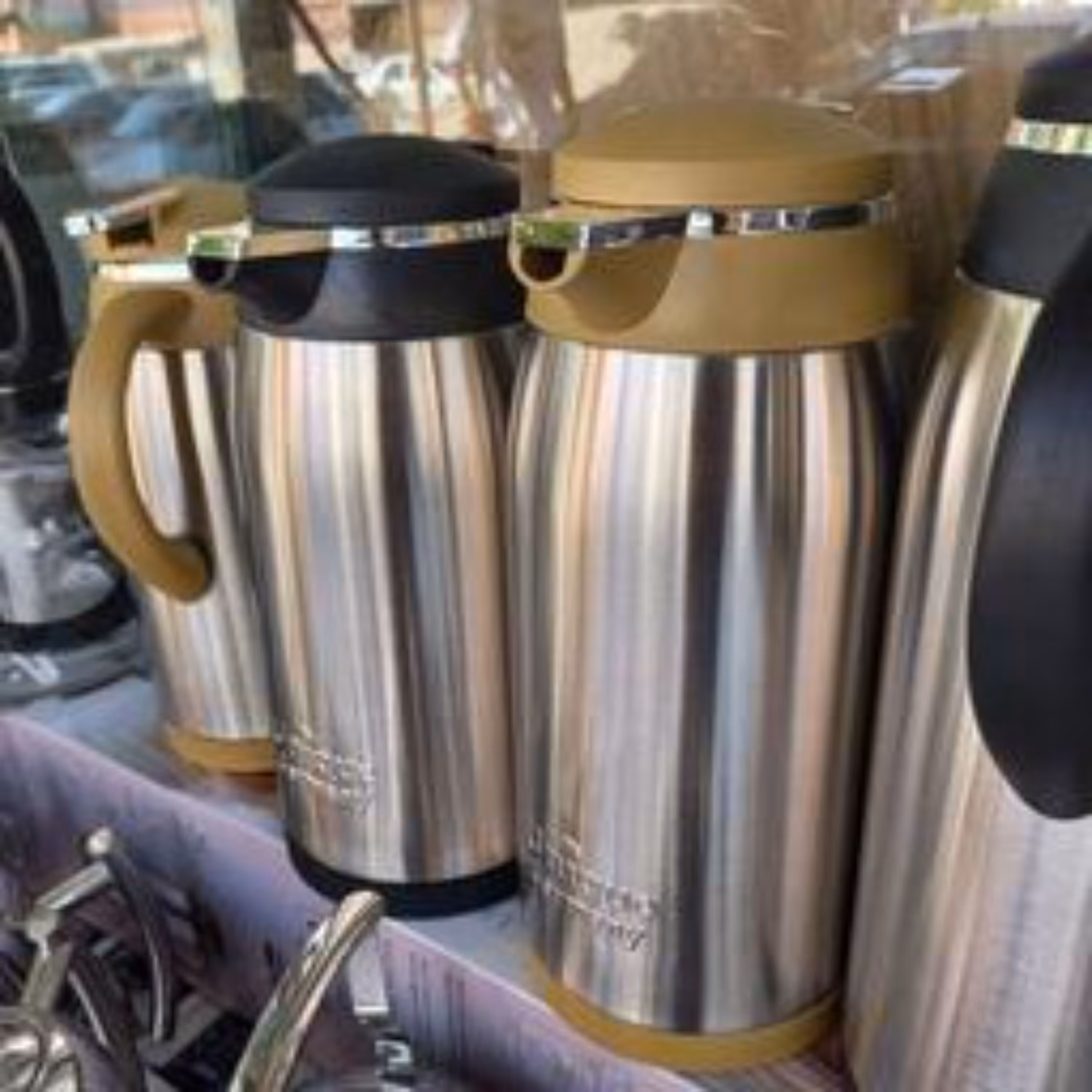 فلاسک 1.9 لیتری یونیک استیل داخل شیشه ای کیفیت عالی