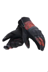کاپشن موتورسوار مردانه و زنانه ELD FULMINE D DRY GLOVES سیاه قرمز Dainese