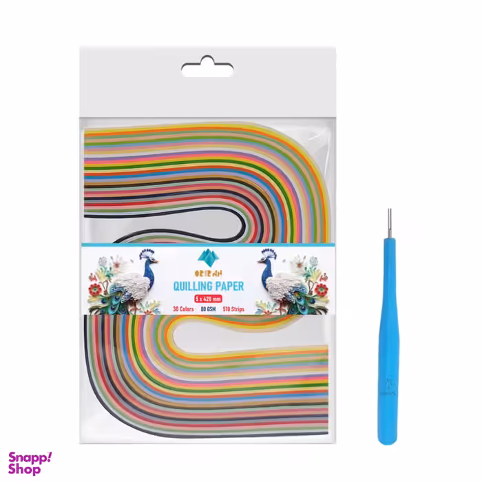 نوار ملیله کاغذی اوریران کد QT02-42-80 به همراه قلم