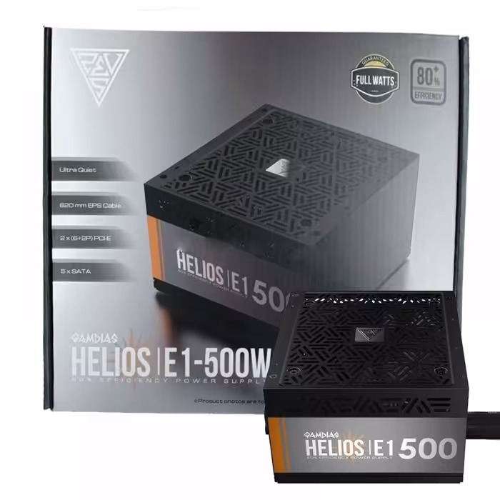 منبع تغذیه گیمدیاس مدل HELIOS E1-500
