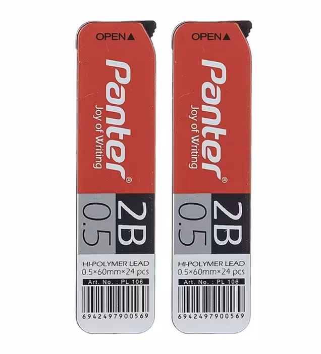 نوک مداد نوکی 0.5 میلی متری پنتر مدل Highpolymer بسته 2 عددی