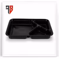 ظرف یکبار مصرف کترینگ 3 خانه 733 (100عددی) - مرکز فروش ملزومات کافه رستوران فرزان