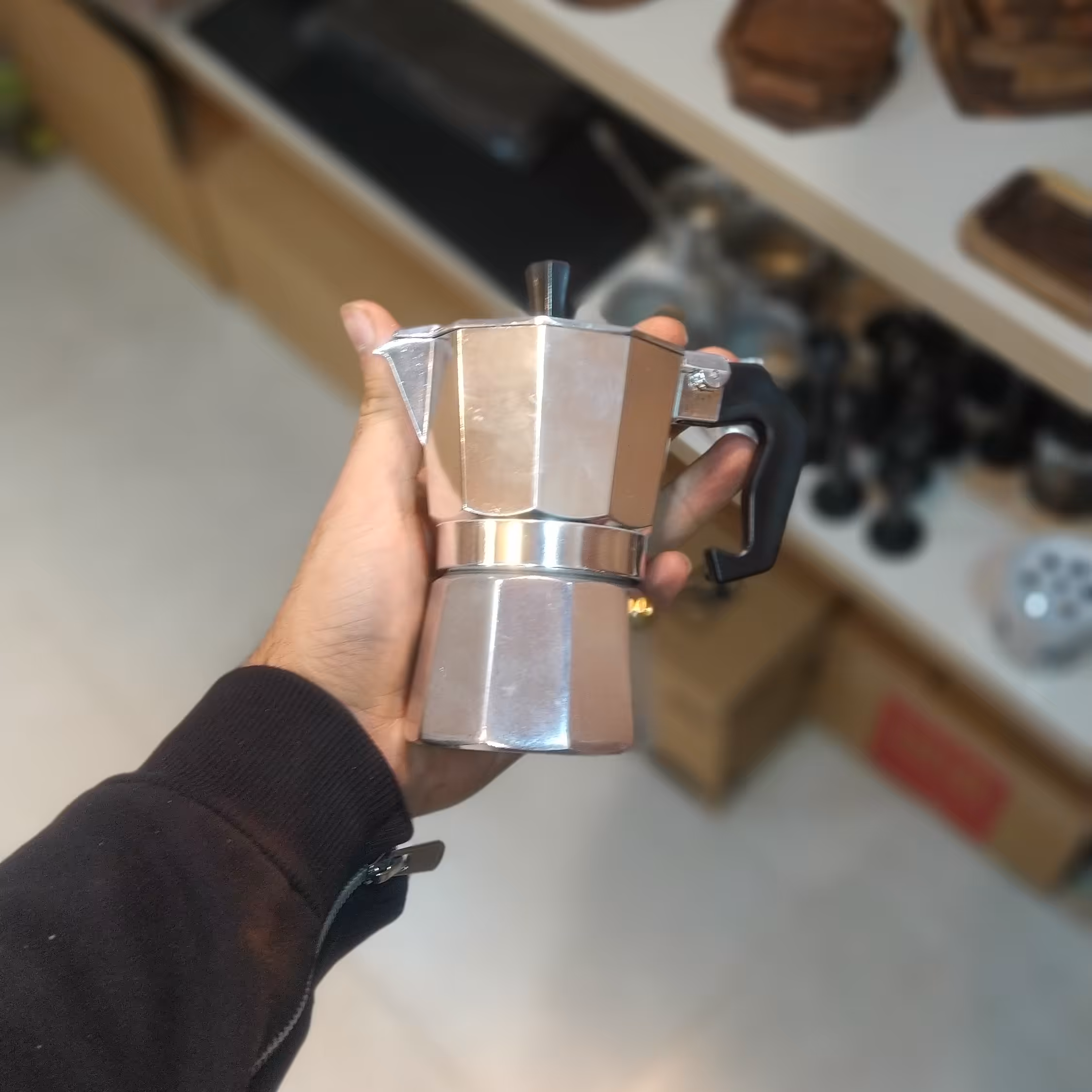 موکاپات ساده دو نفره استیل سه تیکه 