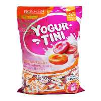 آبنبات روشن ماست میوه ای سه طعم 1 کیلو - roshen