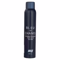 اسپری خوشبو کننده بدن مردانه نایس مدل blue de Chanel حجم 200 مسل