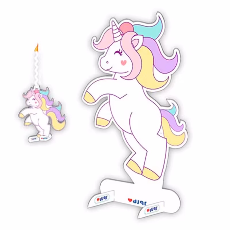 استند رومیزی تزیینی مدل یونیکورن اسب تک شاخ