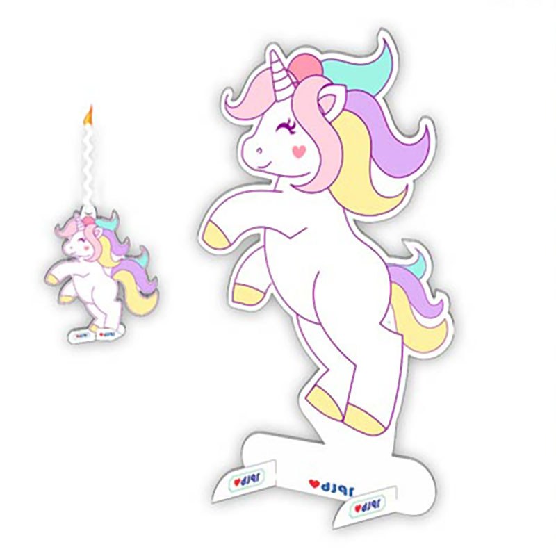 استند رومیزی تزیینی مدل یونیکورن اسب تک شاخ