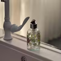 جا مایع شیشه ای مدل چاپدار تاپ