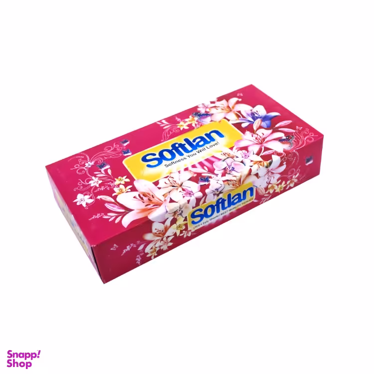 دستمال کاغذی 100 برگ سافتلن (Softlan) مدل Youwilllove