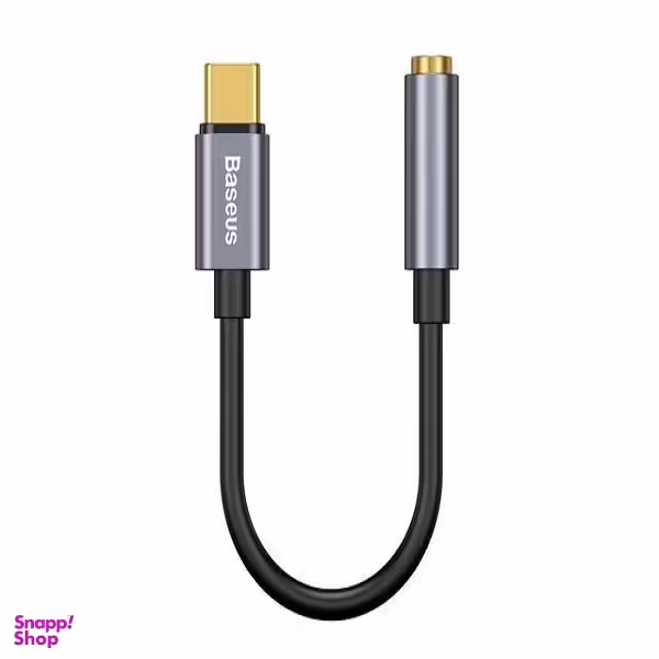 مبدل Type-C به AUX باسئوس مدل CATL54 طول 90 سانتی‌ متر