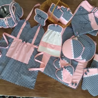 سرویس آشپزخانه جهیزیه عروس سرویس آشپزخانه پارچه ای سرویس عروس سرویس