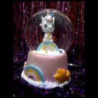 گوی موزیکال کوکی طرح یونیکورن