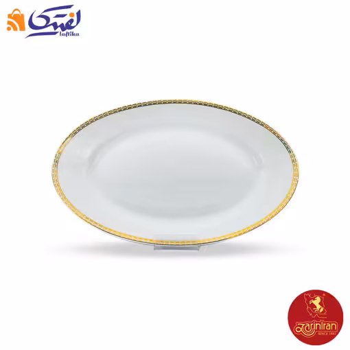دیس چینی زرین ایتالیا اف طرح ریوا طلایی سایز 38