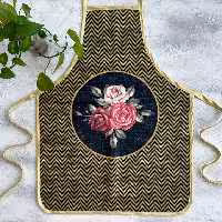 پیشبند مخمل نسوز مدل درین لوکس طرح 54