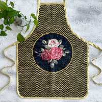 پیشبند مخمل نسوز مدل درین لوکس طرح 54