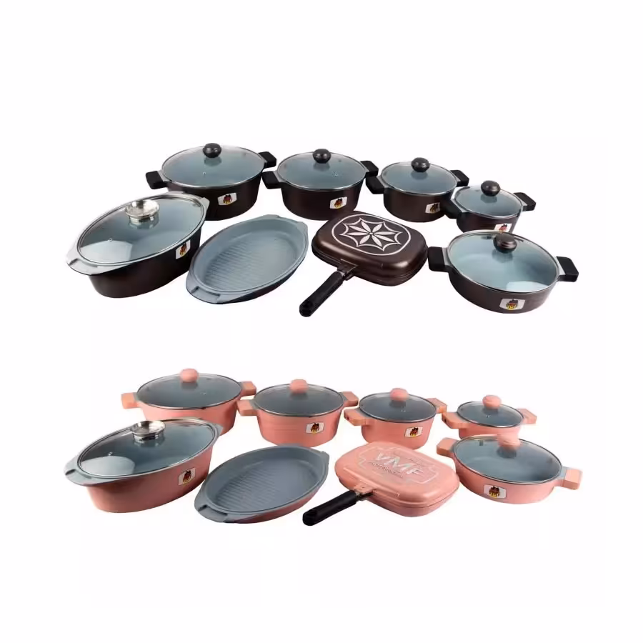 سرویس قابلمه 18 پارچه گرانیتی وی ام اف مدل VMF-P18