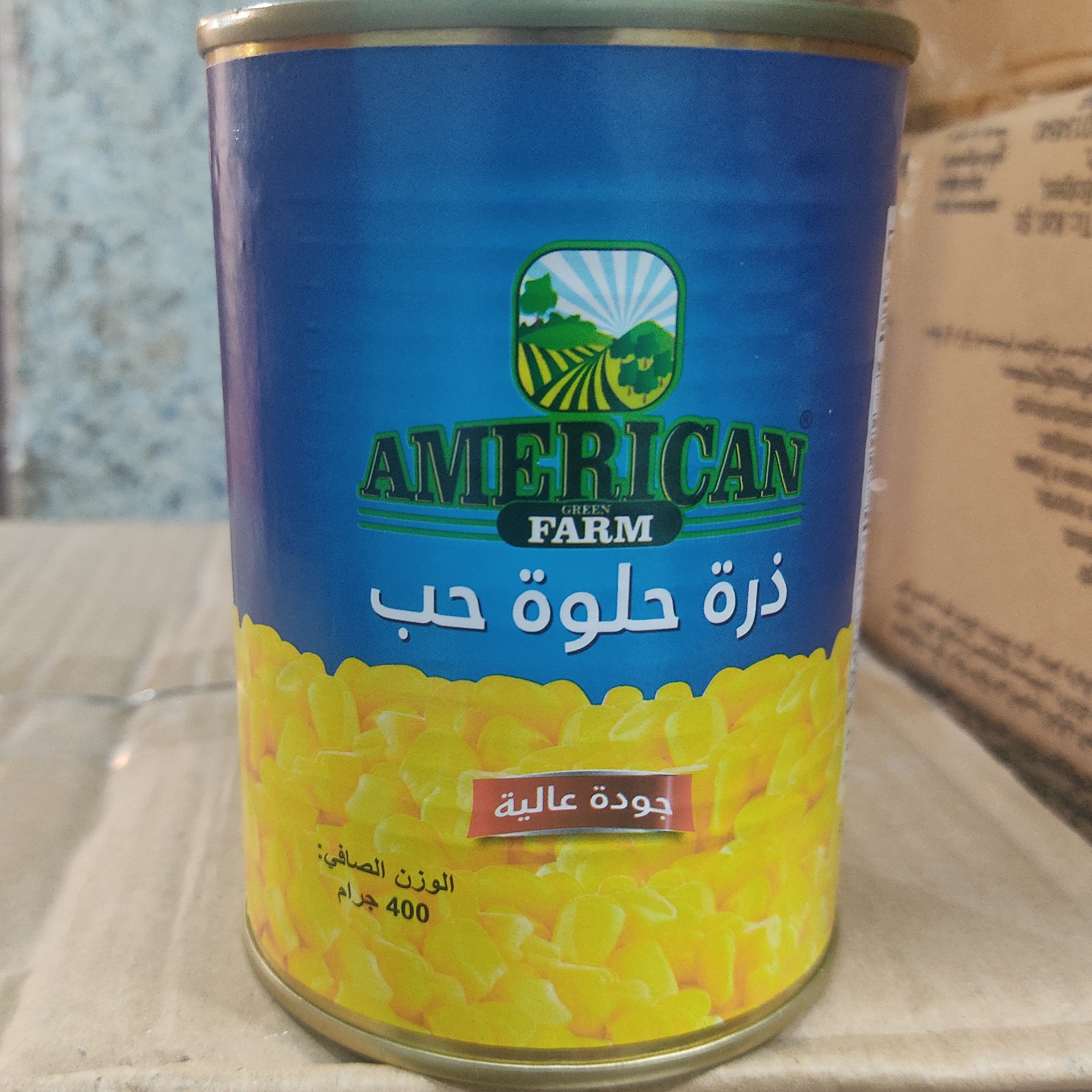 کنسرو ذرت 400 گرمی خارجی امریکن فارم تولید کشور هند تاریخ جدید