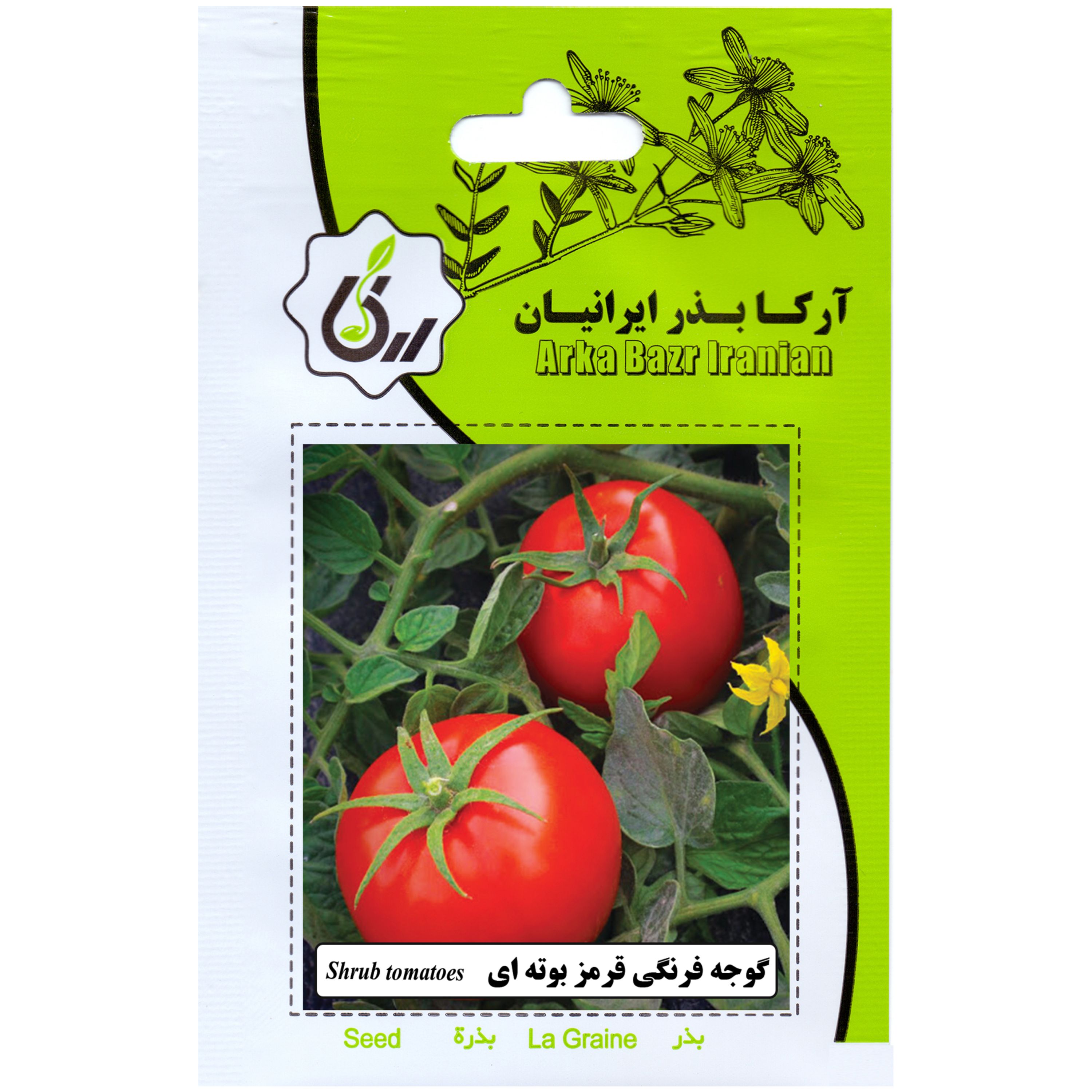 گوجه فرنگی قرمز بوته ای ارکا بذر ایرانیان